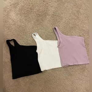 Urban Outfitters one shoulder tank bundle